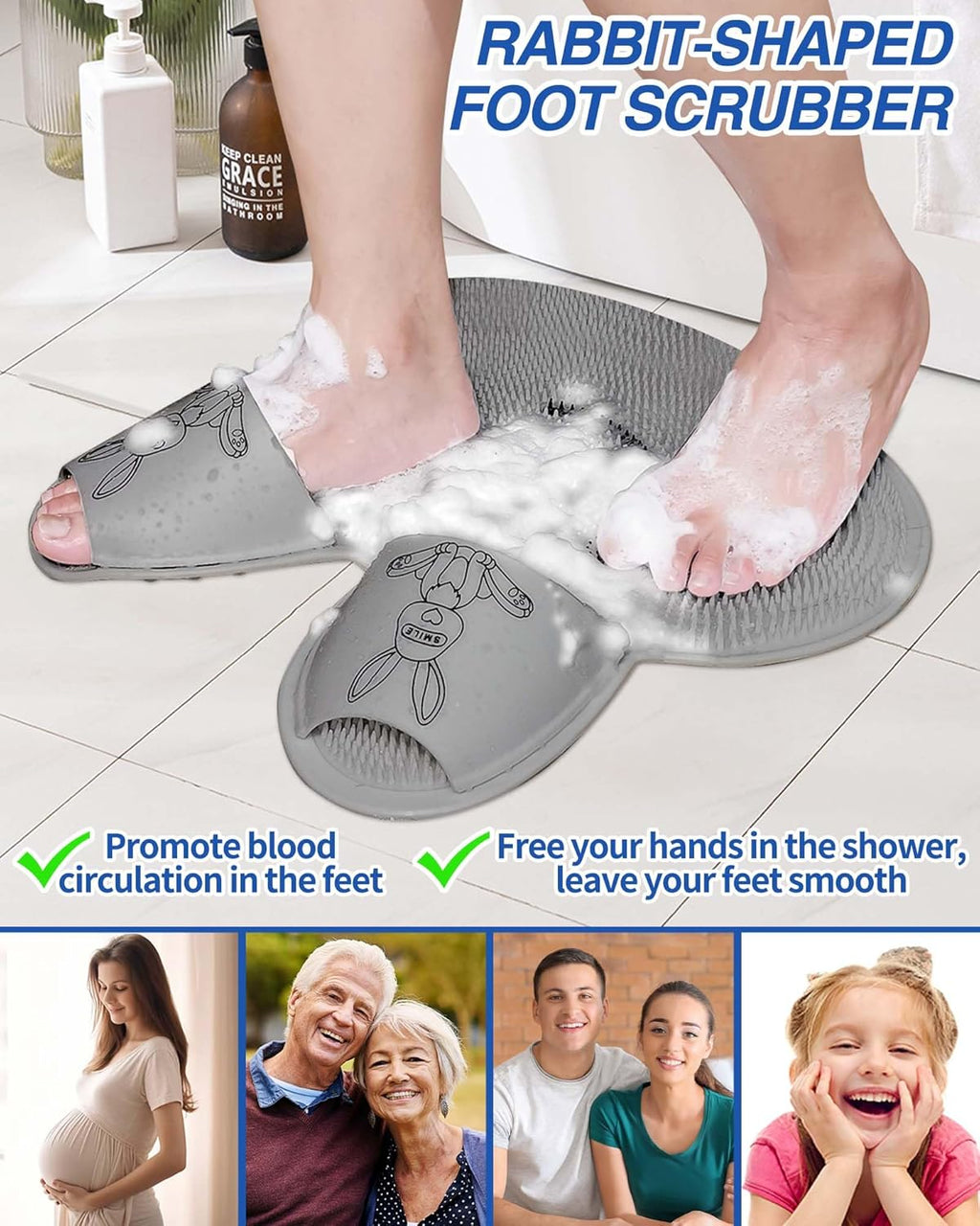 Rabbit Silicone Scrubber